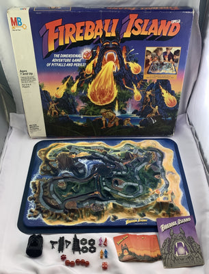 Fireball Island Game - 1986 - Milton Bradley - Great Condition