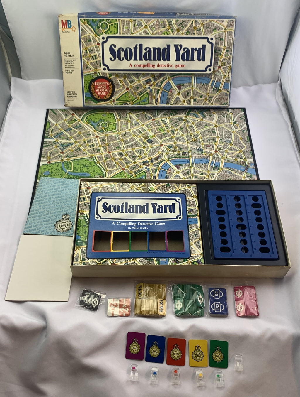 Scotland Yard Game - 1985 - Milton Bradley - Great Condition