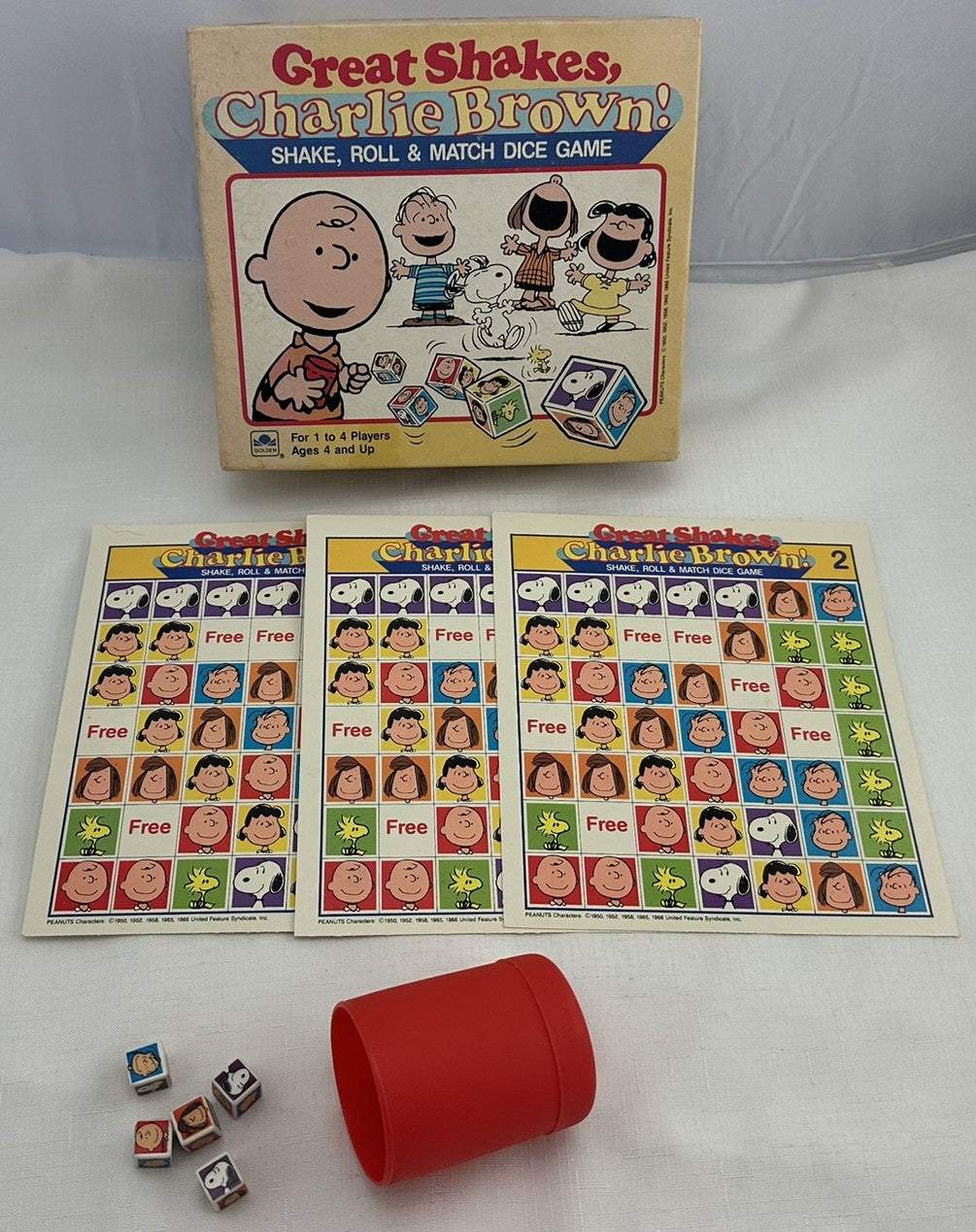Great Shakes, Charlie Brown! Game - 1988 - Golden - Great