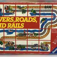 Rivers, Roads & Rails Game - 1984 - Ravensburger - Good Condition