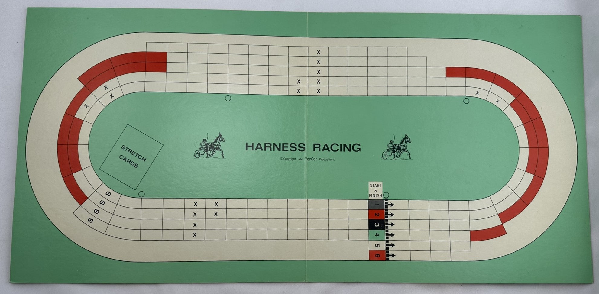 Home Stretch Harness Racing Game Horse Racing Game - 1967 - ES Lowe ...