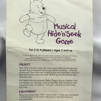 Pooh Musical Hide 'n' Seek Game - 2004 - Parker Brothers - Great Condition