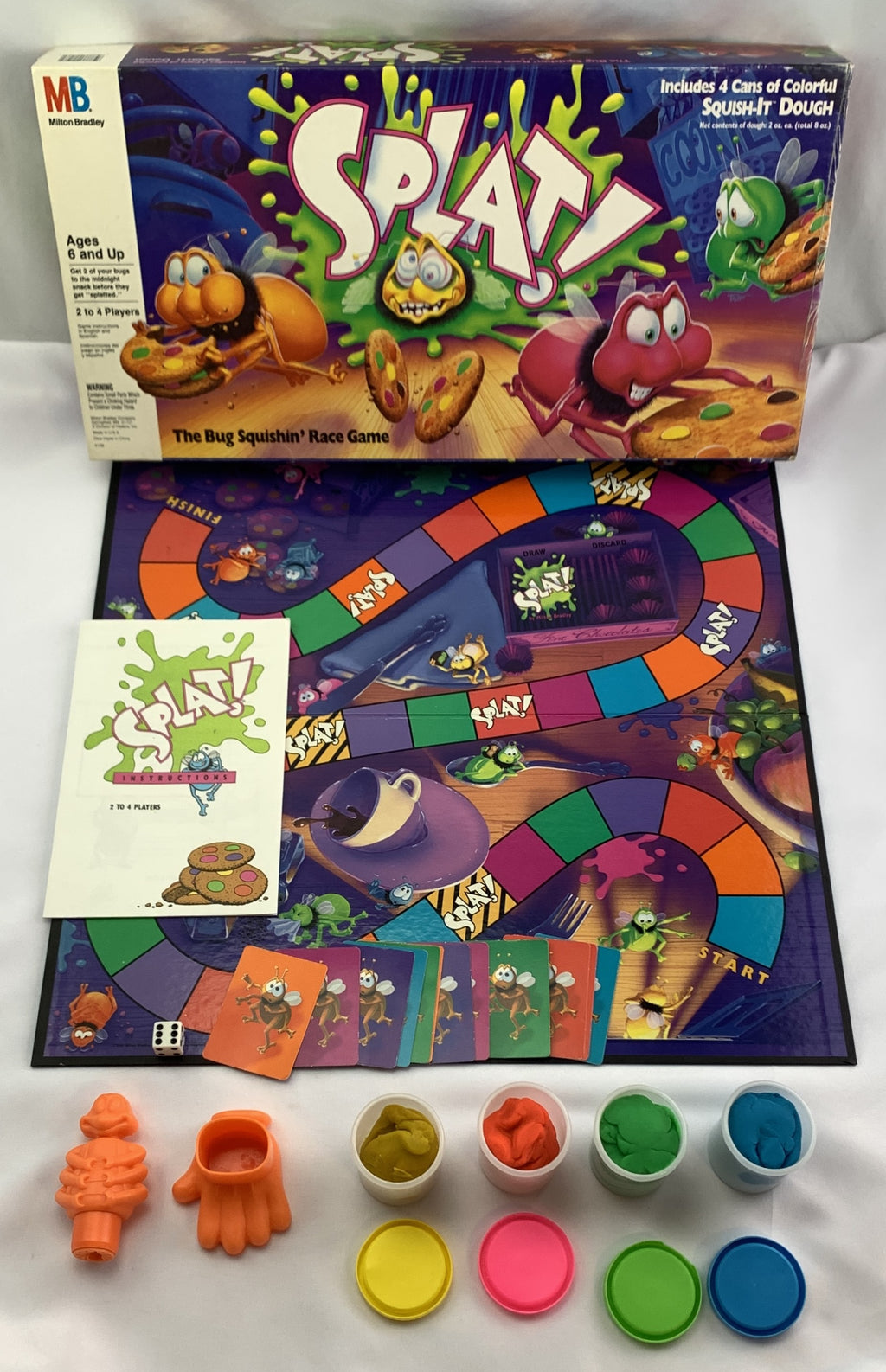 Splat! Board Game - 1990 - Milton Bradley - Great Condition
