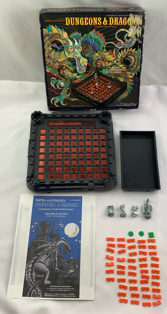 Dungeons & Dragons Computer Labyrinth Game - 1980 - Mattel - Great Con ...