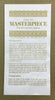 Masterpiece Art Auction Game - 1970 - Parker Brothers - Great Condition