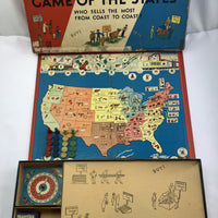 Game of the States - 1954 - Milton Bradley - Good Condition