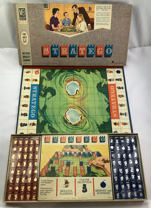 Stratego Game - 1962 - Milton Bradley - Excellent Condition