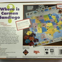 Where in the USA is Carmen Sandiego? Board Game - 1993 - University Games - Great Condition