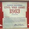 Civil War Game 1863 - 1961 - Parker Brothers - Great Condition