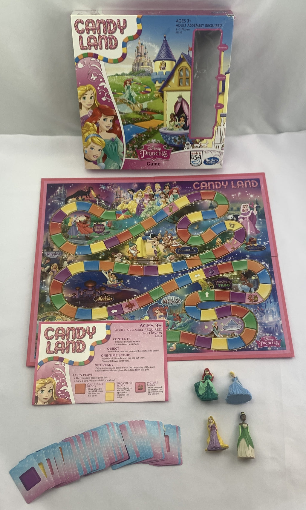 Disney Princess Candy Land Game - 2014 - Hasbro - Great Condition