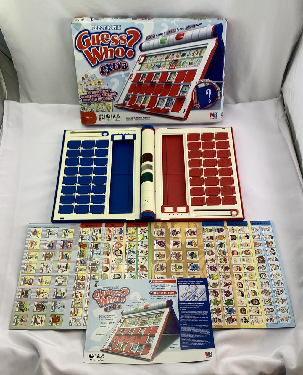 Guess Who Extra Game - 2008 - Milton Bradley - Great Condition