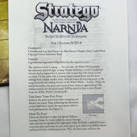 Narnia Stratego Game - 2005 - Milton Bradley - Great Condition