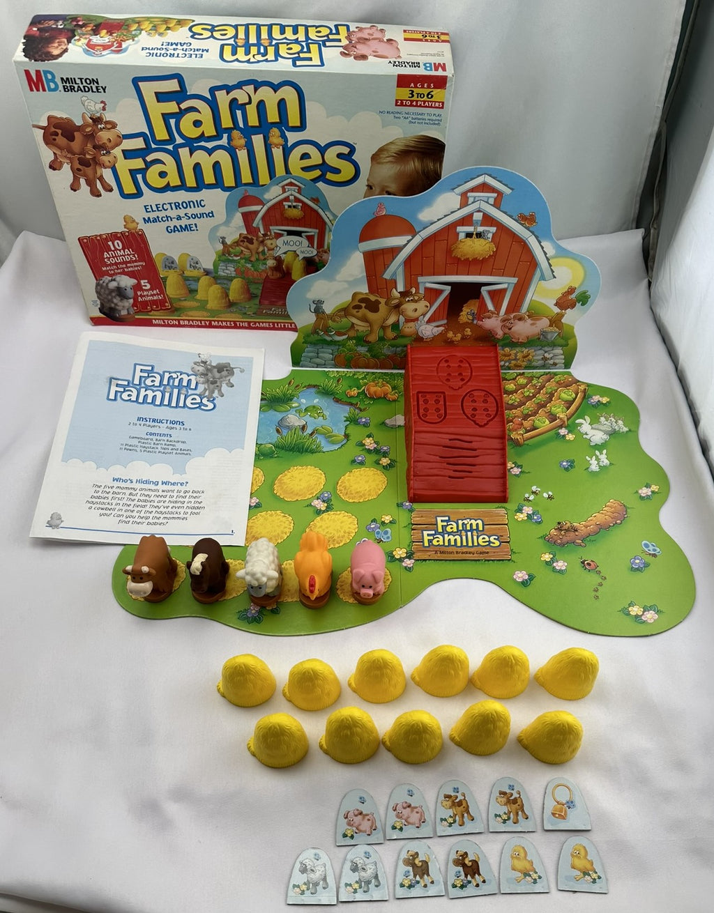 Farm Families Game - 1996 - Milton Bradley - Great Condition