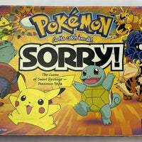 Sorry! The Pokemon Edition Game - 2000- Parker Brothers - Very Good Condition