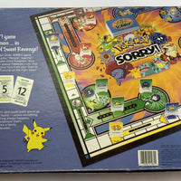 Sorry! The Pokemon Edition Game - 2000- Parker Brothers - Very Good Condition