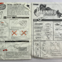 Tyco Haunted Highway Slot Race Car Set - 1995 - Working - Complete