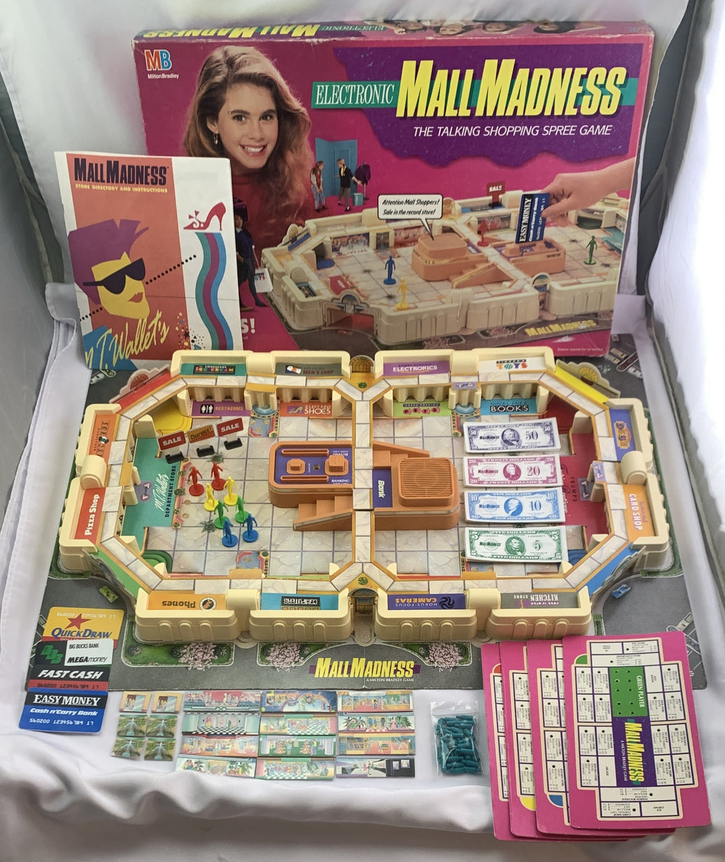 Mall Madness Game - 1989 - Milton Bradley - Great Condition