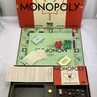 Monopoly Game Canada Edition - 1982 - Parker Brothers - Very Good Condition