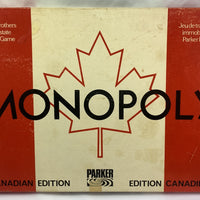 Monopoly Game Canada Edition - 1982 - Parker Brothers - Very Good Condition