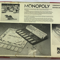 Monopoly Game Canada Edition - 1982 - Parker Brothers - Very Good Condition