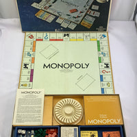 Deluxe Monopoly Game - 1974 - Parker Brothers - Great Condition