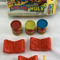 Kenner Play Doh Spider Man and Hulk Playset - 1980 - Playskool - Good Condition