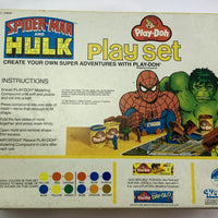 Kenner Play Doh Spider Man and Hulk Playset - 1980 - Playskool - Good Condition
