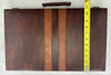 Backgammon Set 17 1/2" x 11" Brown/White - Complete - Great Condition