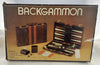 Backgammon Set 17 1/2" x 11" Brown/White - Complete - Great Condition