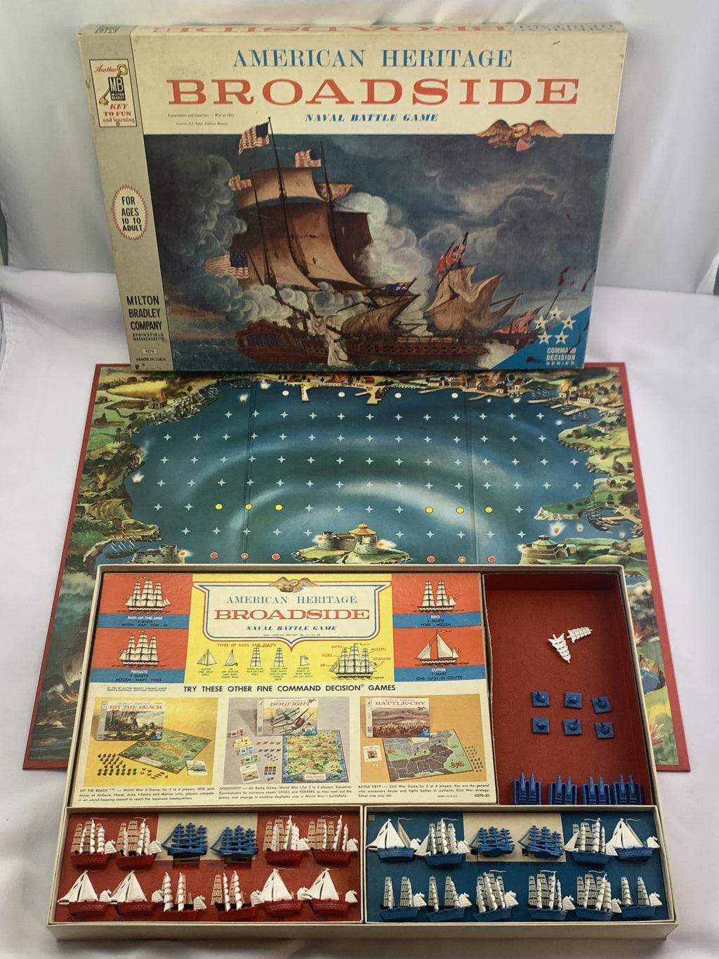 Broadside Game - 1962 - Milton Bradley - Great Condition