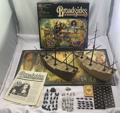 Broadsides & Boarding Parties Game - 1982 - Milton Bradley - Great Condition