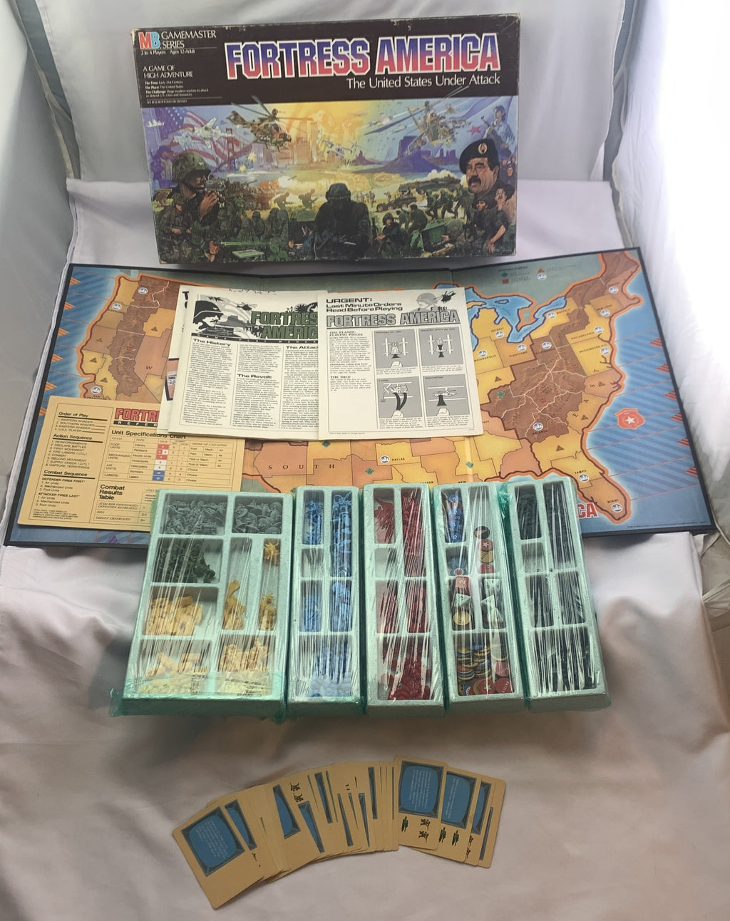 Fortress America Game - 1986 - Milton Bradley - Great Condition