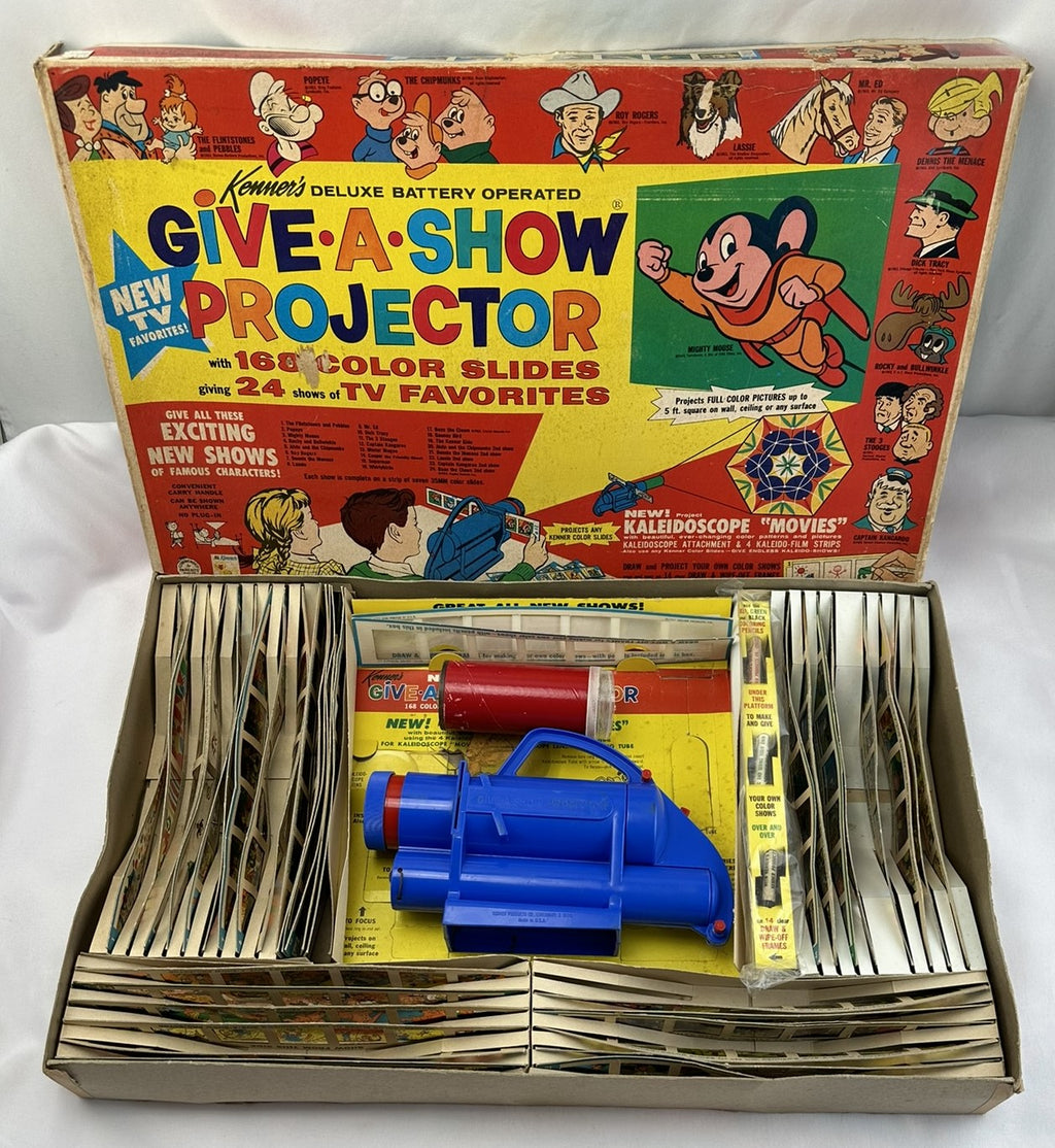 1961 Give A Show Projector by Kenner 168 Slides Good Condition Mandi s Attic Toys