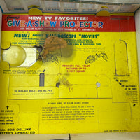 1961 Give A Show Projector by Kenner 168 Slides - Good Condition