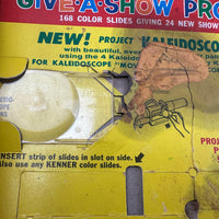 1961 Give A Show Projector by Kenner 168 Slides - Good Condition