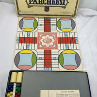 Parcheesi Game Gold Edition - 1959 - Selchow & Righter - Good Condition