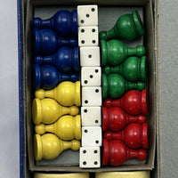 Parcheesi Game Gold Edition - 1959 - Selchow & Righter - Good Condition