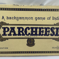 Parcheesi Game Gold Edition - 1959 - Selchow & Righter - Good Condition