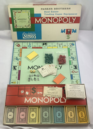 Monopoly Game - 1961 - Parker Brothers - Great Condition