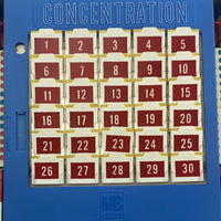 Concentration Game 17th Edition - 1976 - Milton Bradley - Great Condition