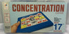 Concentration Game 17th Edition - 1976 - Milton Bradley - Great Condition