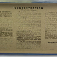 Concentration Game 17th Edition - 1976 - Milton Bradley - Great Condition