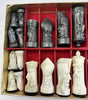 Ganine Gothic Chess Set Tournament Edition - 1957 - Pacific Game Co - Very Good Condition
