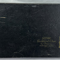 Ganine Gothic Chess Set Tournament Edition - 1957 - Pacific Game Co - Very Good Condition