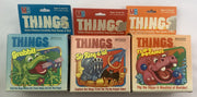 THINGS Sir Ring A Lot, Flip O Potomus, Grabbit Games - 1986 - Milton Bradley - New/Sealed