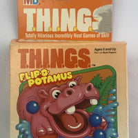 THINGS Sir Ring A Lot, Flip O Potomus, Grabbit Games - 1986 - Milton Bradley - New/Sealed