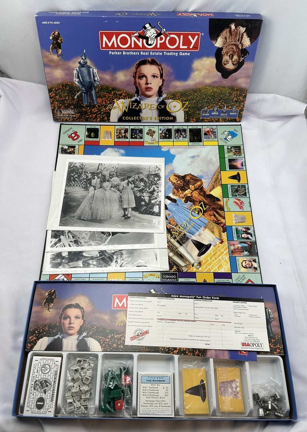 Wizard of Oz Monopoly Game - 1998 - USAopoly - New