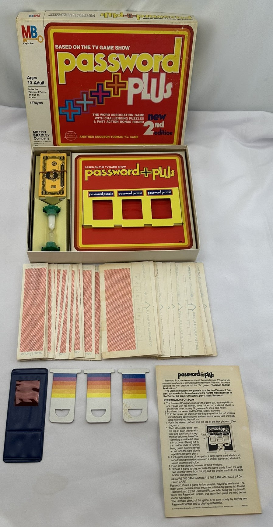 Password Plus Game 2nd Edition - 1978 - Milton Bradley - Great Conditi ...