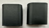 15 1/2" x 10" Backgammon Game in Black Case White and Red Chips - Complete - Great Condition