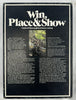Win, Place & Show Game - 1977 - Avalon Hill - Never Played